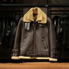 WW2 100% sheepskin B3 Mens RAF
