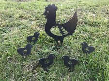 Chicken and Baby Chick Family