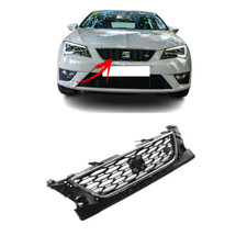 FOR SEAT LEON FR 2012 - 2017 NEW FRONT BUMPER UPPER CENTER GRILL NO BADGE
