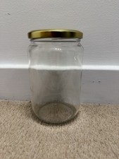 720ml  Glass Jars & Lid  Jam Pickle Chutney Honey DIY Gift & Storage FREE P&P