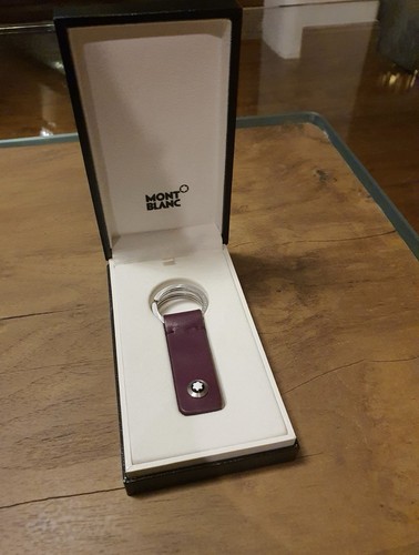 Montblanc leather keyring - montblanc,