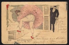 1904 illustrated postcard sent