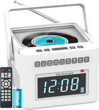 CD Player Alarm Clock Boombox