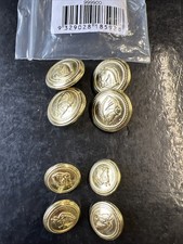 Gold Horse Head Buttons