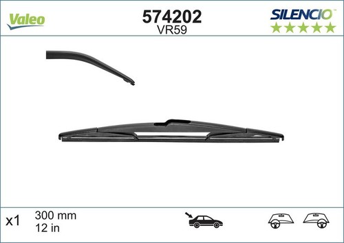 Wiper blades valeo 574202 for - blades,