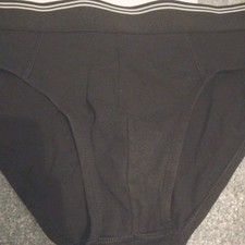 Men Cotton Rich Brief Black