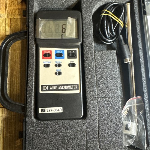 Anemometer hot wire type - , r/s