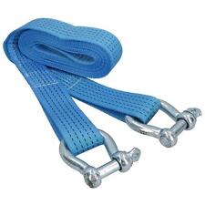 Tow Rope / Towing Road Recovery Strap with Two Shackles 4 Metre 5 Ton SM008