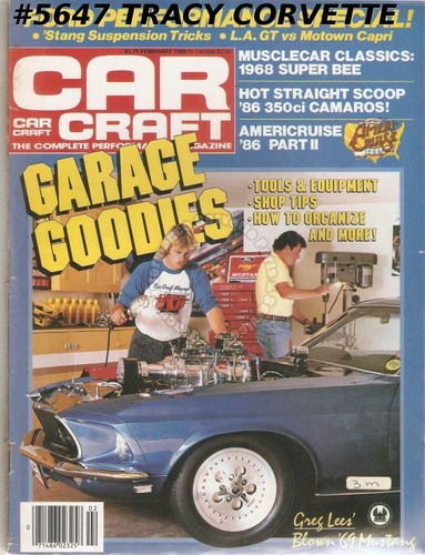February 1986 car - 1986, 1968