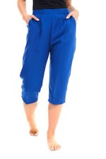 Ladies Womens Half Elasticated