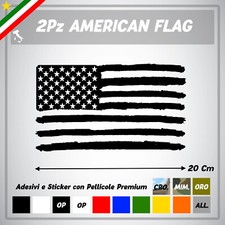 2 Pcs Sticker Flag American Door Jeep Renegade Wrangler Rubicon Off Road