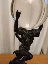 Atlas By Stuart Mark Feldman, 1990, bronze statue - Franklin Mint Co