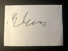 BJORN ULVAEUS - ABBA BAND MEMBER - SIGNED WHITE CARD