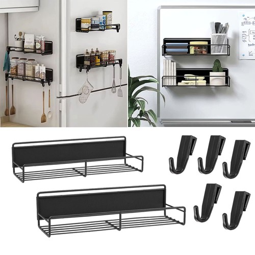 2pcs magnetic spice rack with - magnetic,
