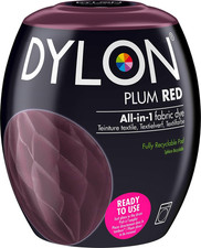 DYLON Fabric Dye Pod Plum Red 350g | Washing Machine Clothes & Fabric Colour