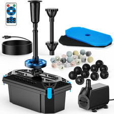 Pond Filter with Fountain