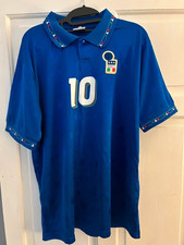 Italy 1994 World Cup Home Shirt - Baggio #10 - Size XL
