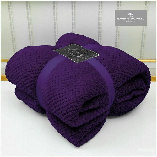 Luxury popcorn throw fleece - luxury,