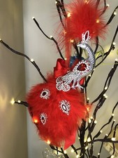 Embellished Peacock With