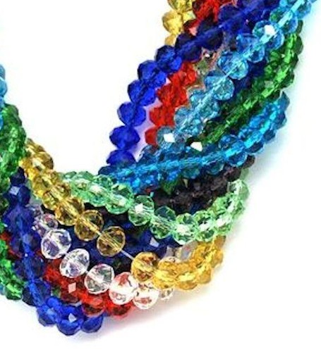 Faceted rondelle abacus - faceted,