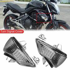 Front Turn Signals Cover For Kawasaki ER-6N EX650 Ninja 650 400R EX400 Smoke T9