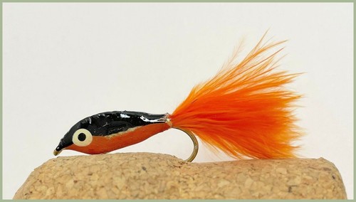 Orange epoxy minnow - orange,