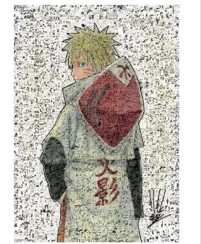 Naruto mosaic art - naruto, jigsaw