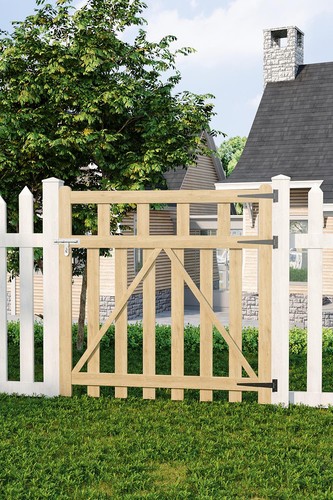 Wooden garden gates - garden, pressure