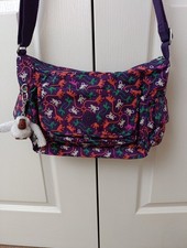 Kipling Medium To Large Crossbody Bag In Multicolored Monkey Mania Print