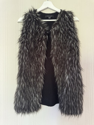 Faux fur gilet - , from