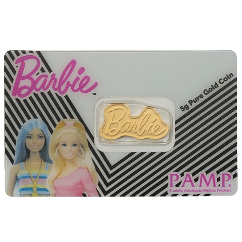 Pamp suisse barbie 24ct - suisse, 5g