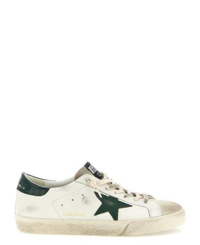 Golden goose green star - green, heel