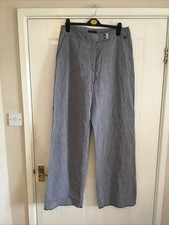 ISCHIKO TROUSERS GREY WIDE LEG