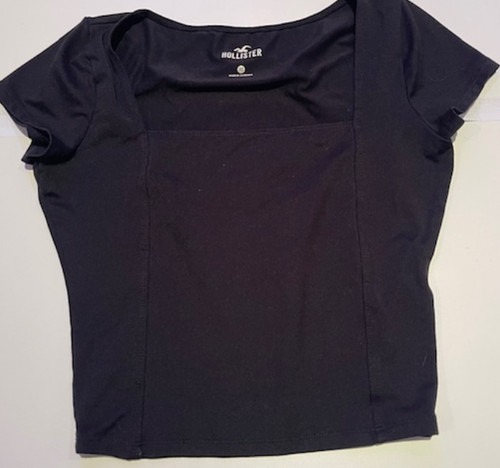 Hollister teen black - hollister, top