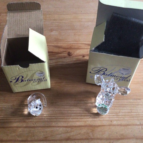 Vintage balmoral crystal cat - vintage,