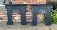 1920’s Antique Restored Art deco Cast Iron Fire Place Fireplace (2 Available) #3