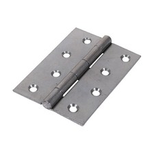 Timco 100 x 70 - Plain Butt Hinge - Fixed Pin (1838) - Self Colour - TIMbag of 2