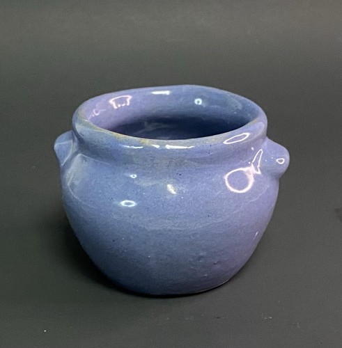 Vintage small blue crock new - crock,