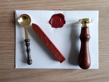 LETTER G ENVELOPE WAX SEAL STAMP KIT (BRAND NEW)