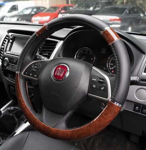 Wood effect steering wheel - wood,