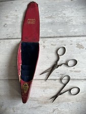 Georgian Pocketbook Green Leather Sewing Etui Necessaire Perfume Case