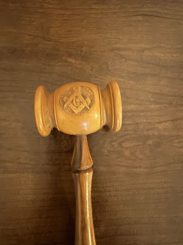Vintage masonic gavel - vintage,