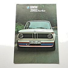 BMW  Brochure 2002 Turbo  4 32 02 001 2 1974 Aug Sales Prospectus UK  Market