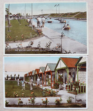 Butlins Skegness Valentine's Carbo Colour Vintage Postcards Posted 1948/9