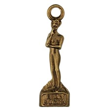 Vintage BRASS Charm - BILLY
