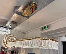 Gold Crystal Chandelier