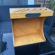 Wooden Le Creuset 5 Pan Stand Holder Display Shelf Original 