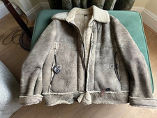 Diesel Shearling/Sheepskin Jacket Mens Medium