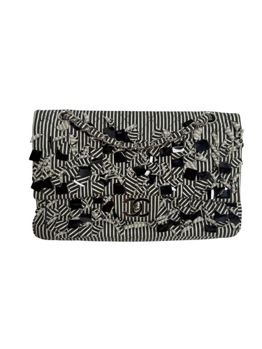 Chanel black white - black, &