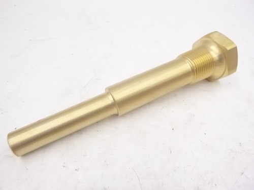 Brass thermowell npt - brass, 1"